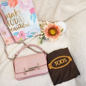 Tod's double T chain flap crossbody bag